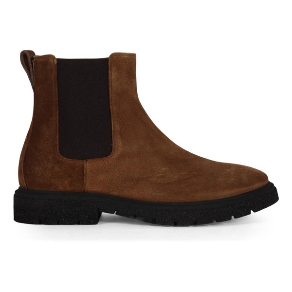 Suede Chelsea Boot with Zip Closure