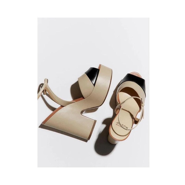 Platform Leather Sandals