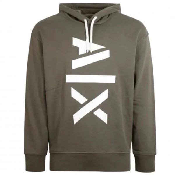 New AX Hooded Sweatshirt in Khaki