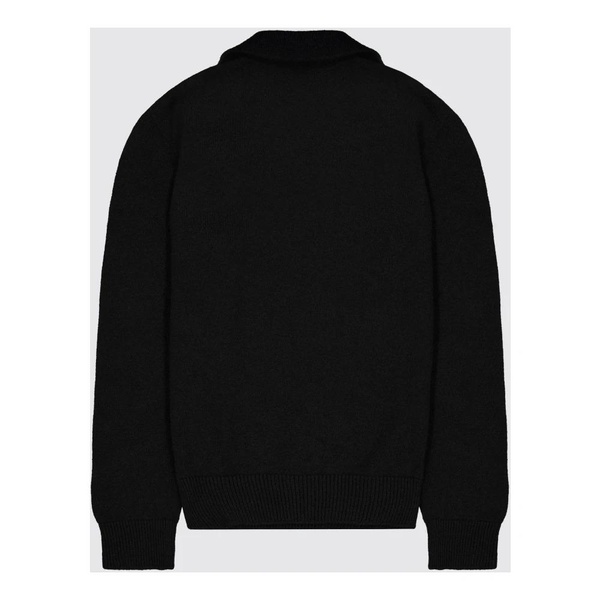 Long Sleeve Knit Polo Sweater