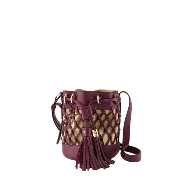 See By Chloé Logo-Debossed Drawstring Bucket Bag