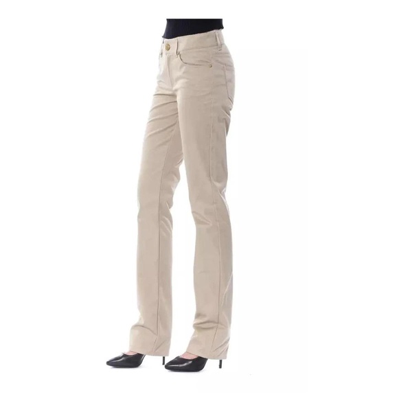 Cotton Pants with Front and Back Pockets