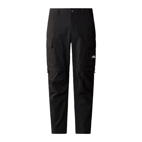 Black Cargo Pants Polyester Cargo Pockets