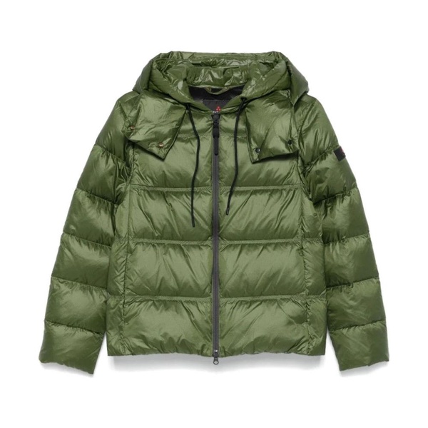 Green Padded Duck Down Coat