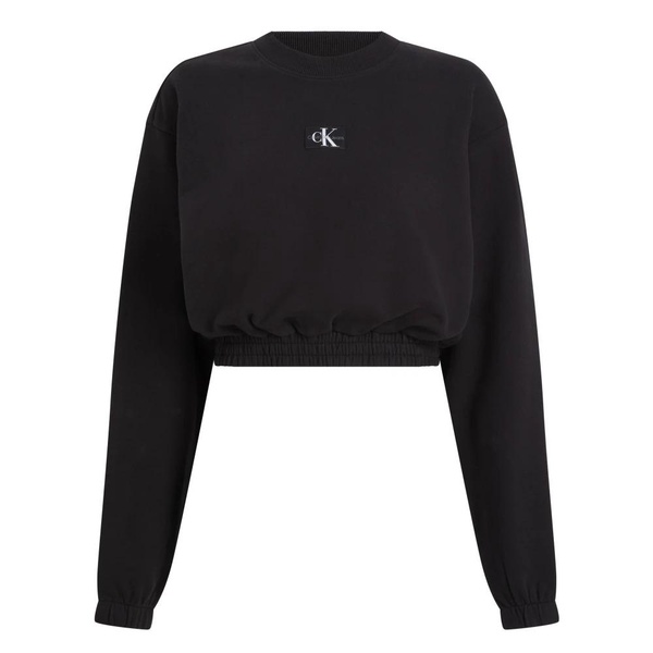 Black Sweater with Regenerative Cotton