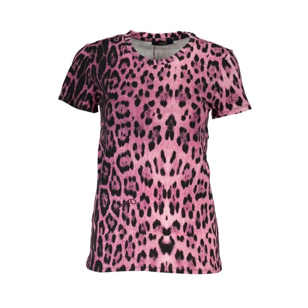 Patterned Short Sleeve T-Shirt with Logo