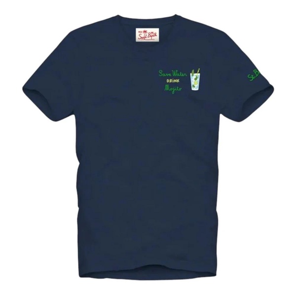 Embroidered T-Shirt with Mojito Design