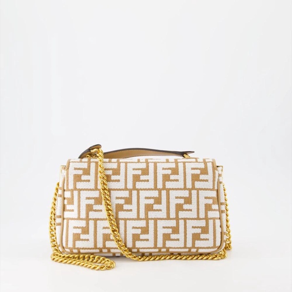 Woven Baguette Shoulder Bag