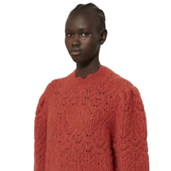 Alpaca Sweater - Burnt Orange