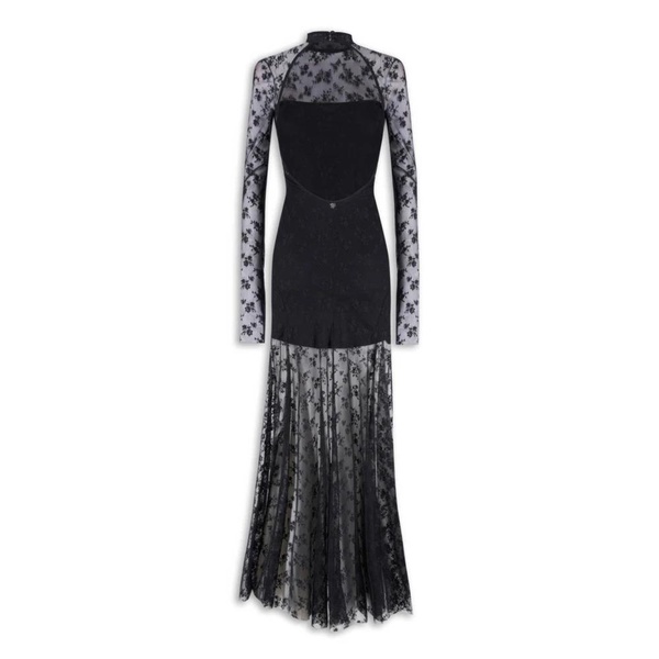 Black Lace Long Dress