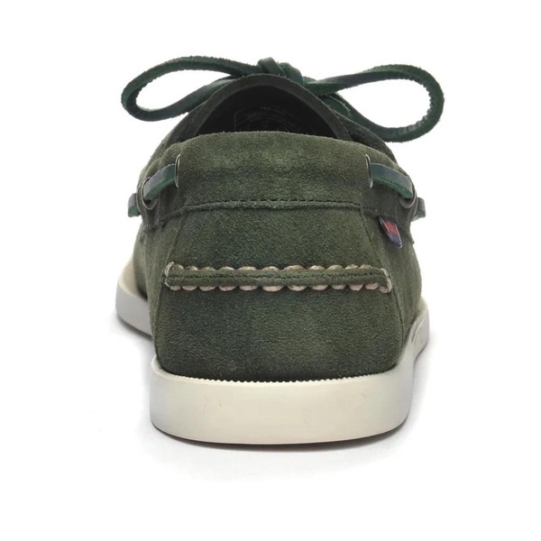 Sebago Docksides Portland Flesh Out Green DK Depths