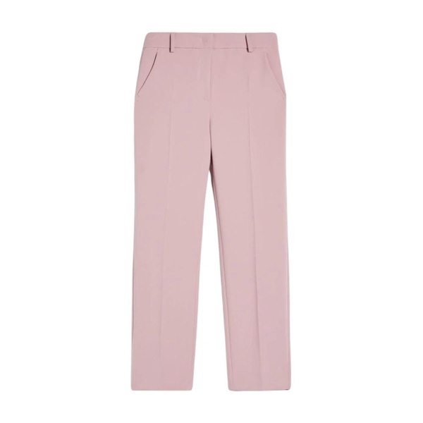 Pink Stretch Viscose Pants