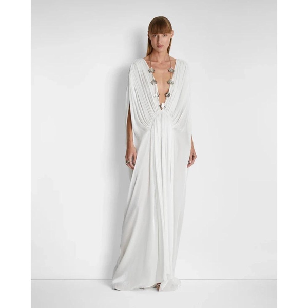 Draped Kaftan Maxi Dress