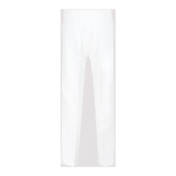 DIOR HOMME Stylish Men's White Cotton Pants for SS22