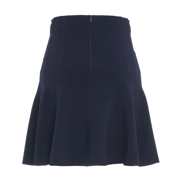 Blue Flared Mini Skirt Grace