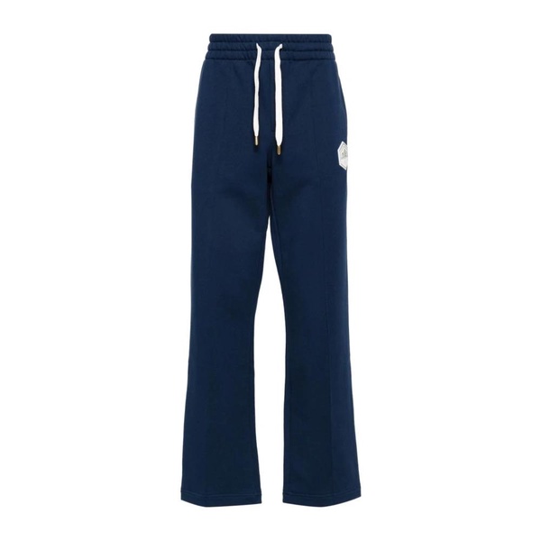 Blue Sweatpants with Front Logo