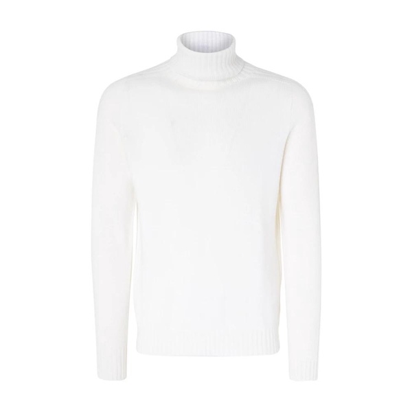 Ivory Wool Sweater Regular Fit