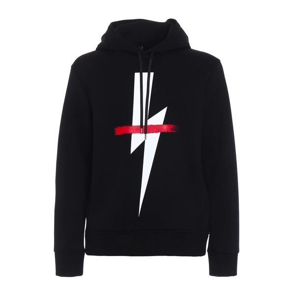 Neil Barrett Logo Hooded Sweatshirt