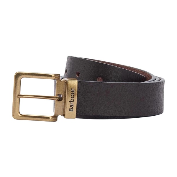 Leather Belt with Metal Buckle