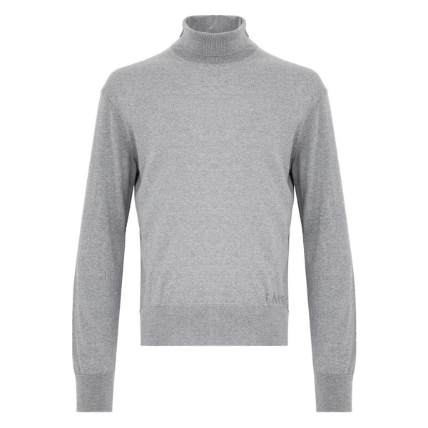 Gray High Neck Sweater AW24