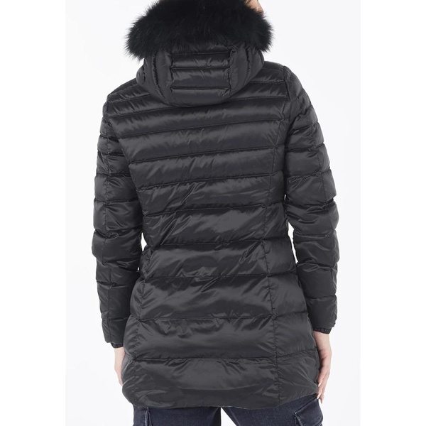 Long Mead Fur Jacket - Black