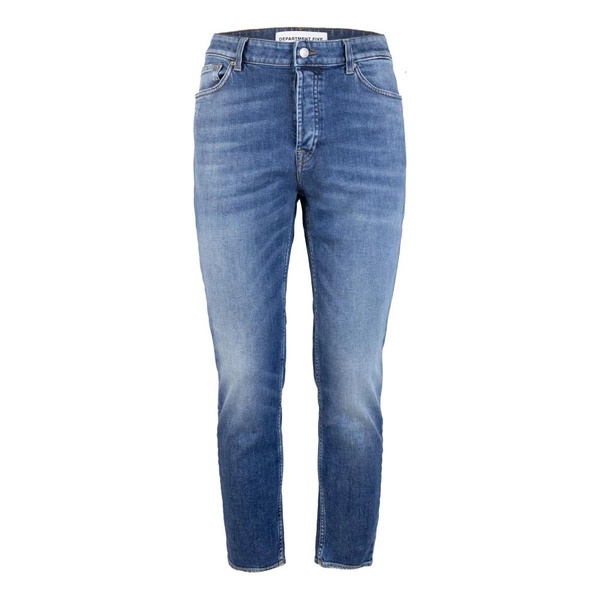 Blue Slim Fit 5-Pocket Jeans