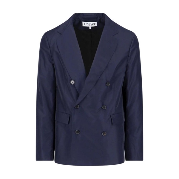 Loewe Double Breasted Wool Blend Blazer