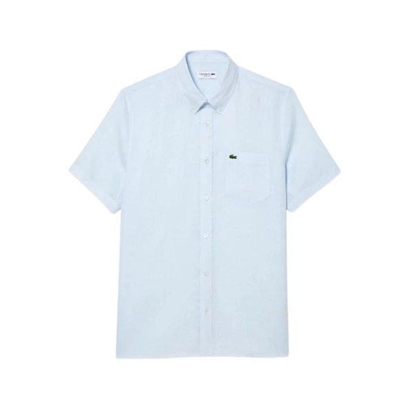 Mens Clothing Shirts Clear Blue SS24