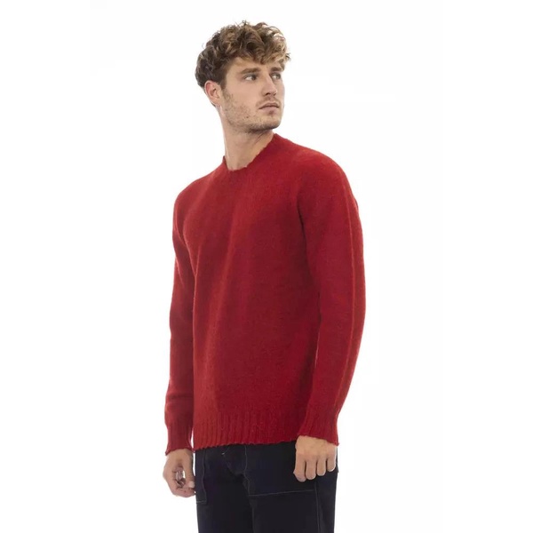 Red Wool Crewneck Sweater