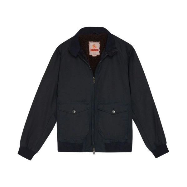 Blue Cotton Jacket for Men