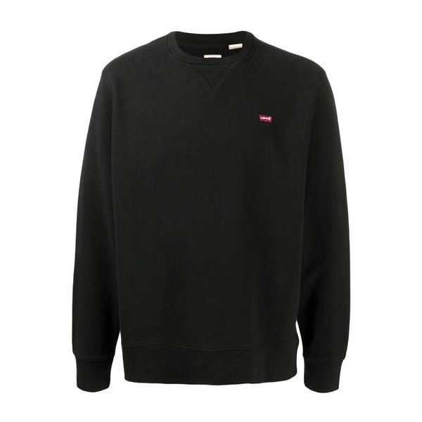 Black Logo Crew Neck Sweater