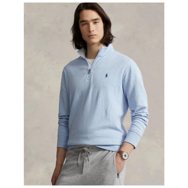 Soft Half-Zip Turtleneck