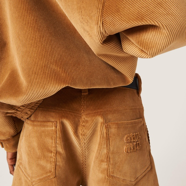 corduroy cotton shorts