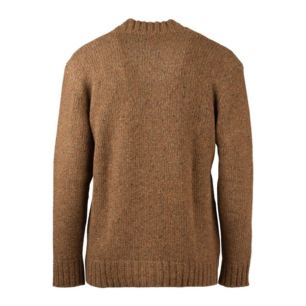 Tagliatore Melange Cardigan in Brown