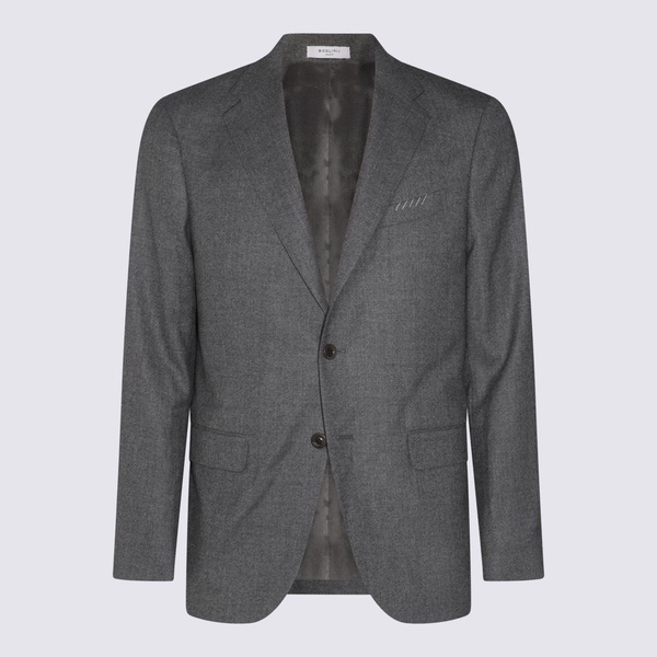 Boglioli Grey Wool Suit