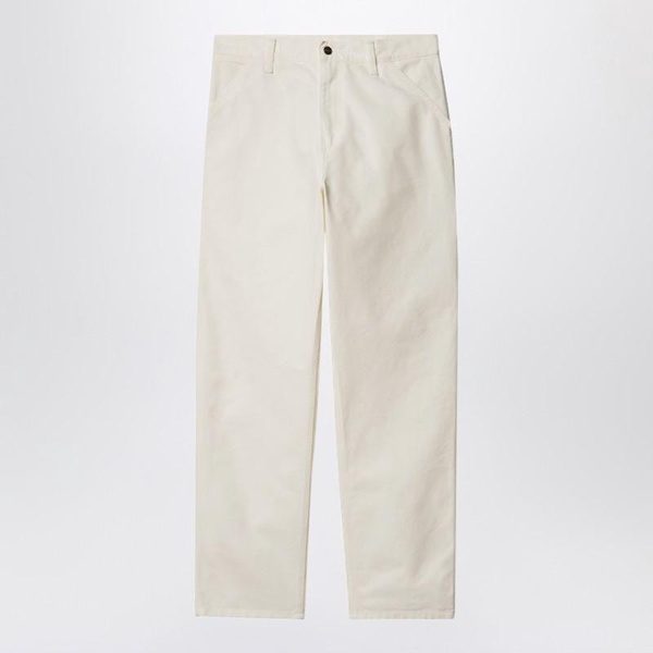 Carhartt Wip Single Knee Pant Wax In Organic Cotton