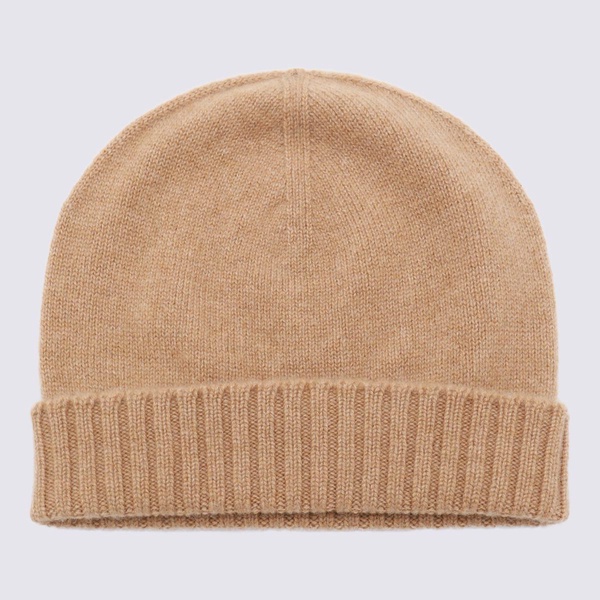 Malo Beige Wool Hats in Arachide