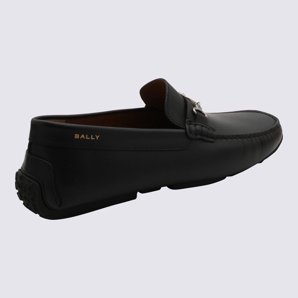 Black And Palladium Suede Loafers