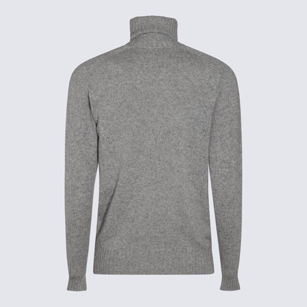 Malo Grey Wool Knitwear in Grey