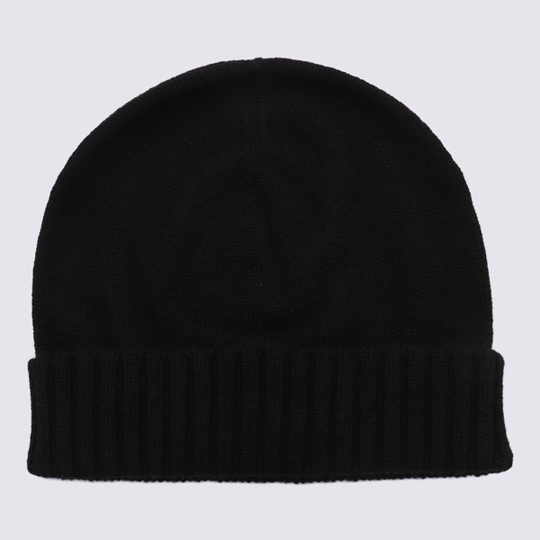 Malo Black Wool Hats in Black