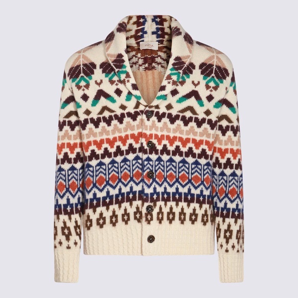 Altea Multicolour Wool Blend Cardigan