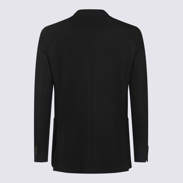 Boglioli Black Wool Blazer