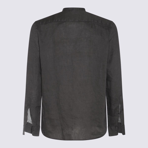 Altea Black Linen Shirt