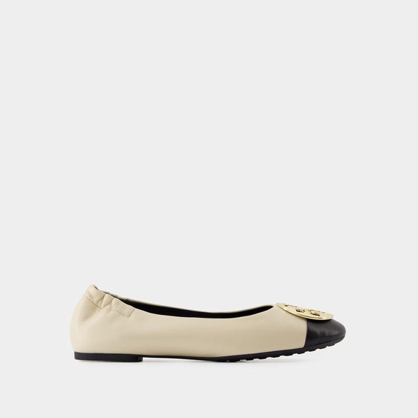 Tory Burch Claire Cap-Toe Ballerinas