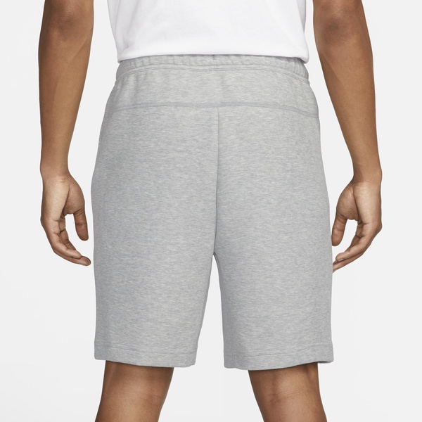 Straight-Leg Logo-Print Cotton-Blend Tech Fleece Drawstring Shorts