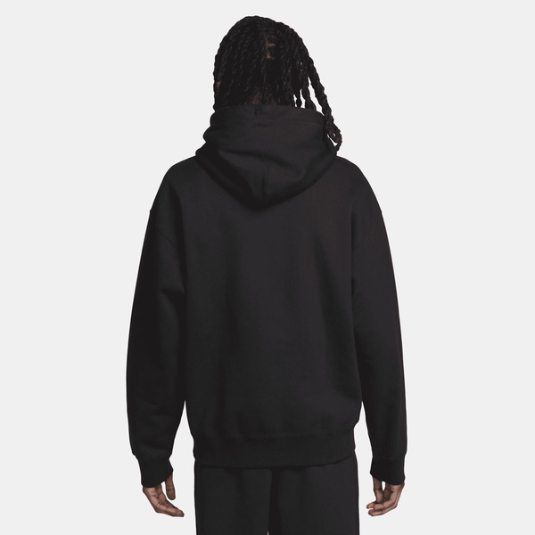 Solo Swoosh Logo-Embroidered Cotton-Blend Jersey Hoodie