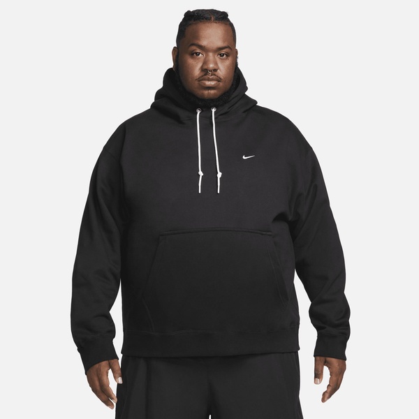 Solo Swoosh Logo-Embroidered Cotton-Blend Jersey Hoodie