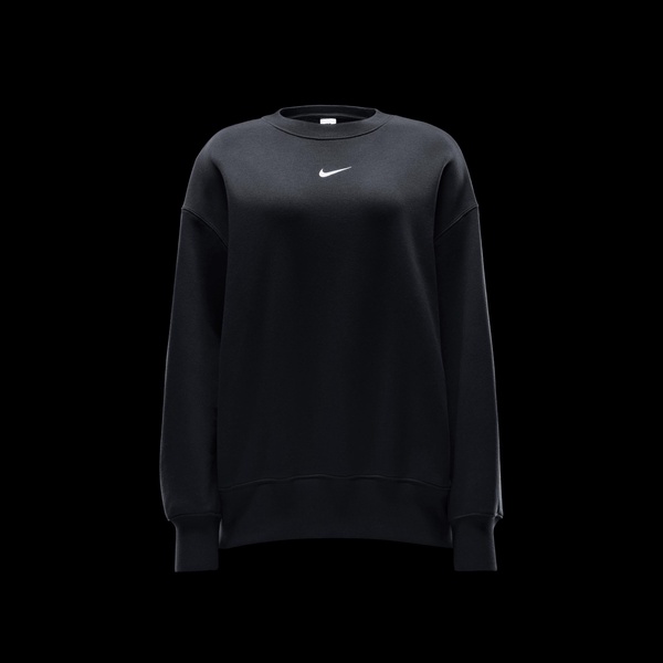 Nike Logo Embroidered Oversized Crewneck Sweatshirt