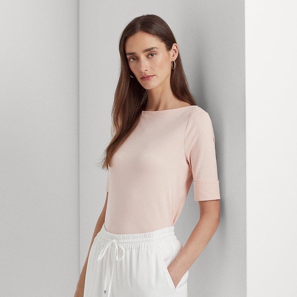 Stretch Boatneck Top, Regular & Petite