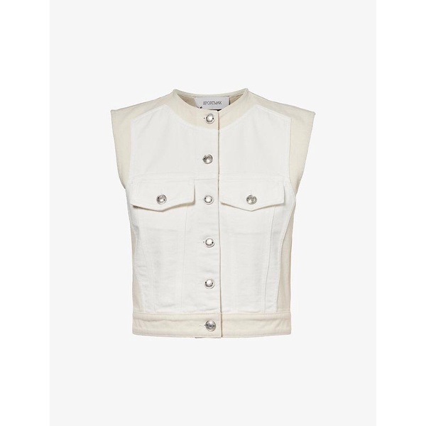 Salita chest-pocket denim gilet